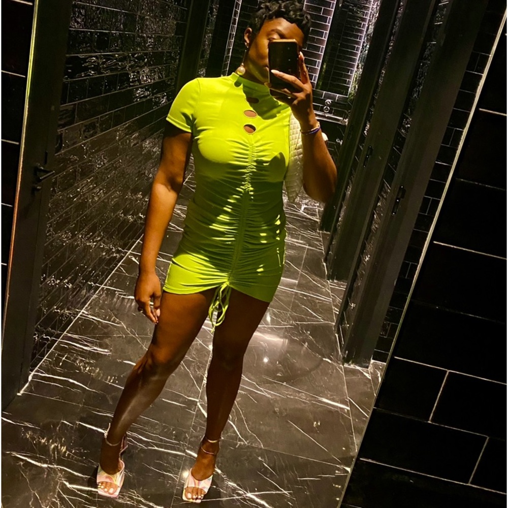 Lime/Neon Green Midi